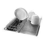 American Standard 7354.100.075 Culinaire Large Steel Dish Rack in Stainless Steel by American Standard