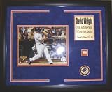 David Wright Framed New York Mets 8x10 Photo with Game Used Baseball Piece