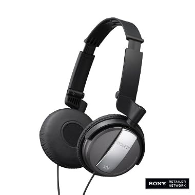 Product Image Sony Noise Cancelling Over-the-Ear Headphones (MDRNC7BLK) with Carrying Case - Black