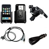 ULTIMATEADDONS Swivel Air Vent Car Kit Mount for Apple iPhone 3G 3Gs + Free Aux Input Audio Cable + 8x Screen Protectors
