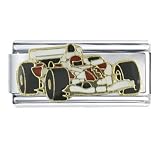 Pugster Formula 1 Race Car Italian Charms