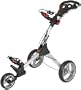 BIG MAX IQ Push 3- Rad Trolley Golftrolley Caddy silber