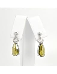 Sterling Silver Peridot Earring/Charm Set
