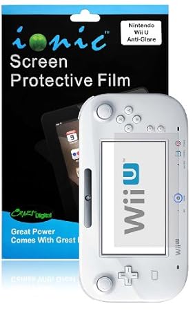 Ionic Screen Protector Film Matte (Antiglare) for Nintendo Wii U (3-pack)
