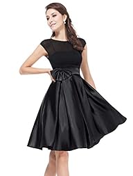 Ever Pretty Bowtie Round Neck Ruffles…