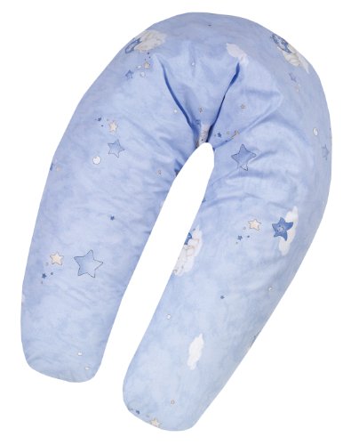 Julius Z&ouml;llner 4610019053 - Schmusefanten blau Stillkissen Banane mit Hohlfaser, circa 190 Preisvergleich