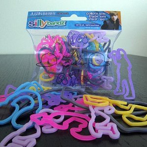 Justin Bieber Silly Bandz 48-Pack + Free DAYGLOW Necklace by Moons & Starz To Wear Your Justin Bieber Bandz!!!