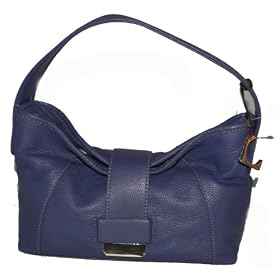 Liz Claiborne Jackie Purple Leather Hobo