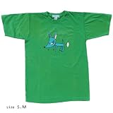 DOGGY／ドギー Ｔシャツ（グリーン）（S） : 奈良美智の画像