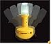 Wobble Light WL400MH Self-Righting 400 Watt Metal Halide Work Light,  Yellow