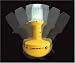 Wobble Light WL400MH Self-Righting 400 Watt Metal Halide Work Light,  Yellow