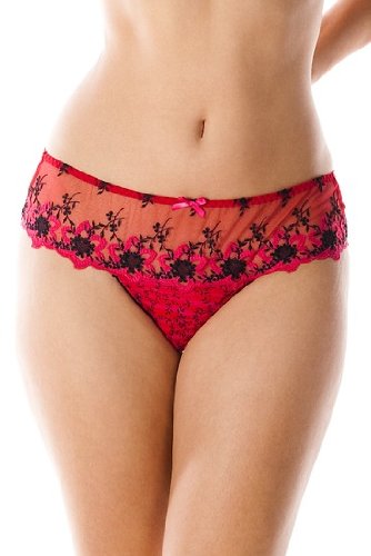 Aubade - Safari Erotique - Boxer String, Größe 42, Farbe Schwarz-Pink