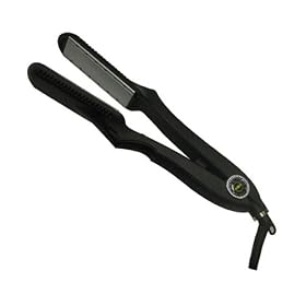 TurboIon Croc Ceramic WET TO DRY 1.5" Hair Styling Flat Iron with FREE Heat Mat/Pouch Promo