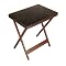Faux-Leather TV Table