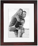 MCS Wood Float Frame 8 by 10-Inch, Walnut Finish