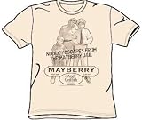  : MAYBERRY JAIL Funny Andy Griffith Show Adult T-shirt Tee Shirt
