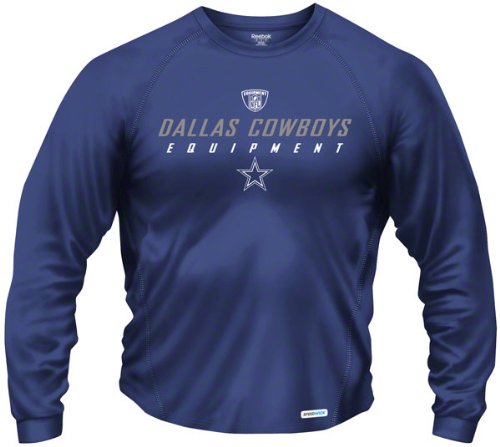 Dallas Cowboys Navy 2011 Sideline Equipment Speedwick Performance Long Sleeve T-Shirt