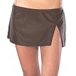Womens Isaac Mizrahi Swim Skirt- Brown/Gold