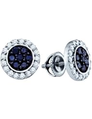 1.00CTW DIAMOND MICRO- PAVE EARRINGS