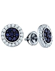 1.00CTW DIAMOND MICRO- PAVE EARRINGS
