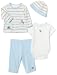 Little Me Organic Classic Toy 4-Piece Take Me Home Set, Light Blue, 3 Months Little Me Organic Classic Toy 4-Piece Take Me Home Set, Light Blue, 3 Months