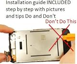 Replacement Apple Iphone 3gs Cracked Lcd Glass Digitizer Touch Surface Screen Cover Replacement Part + Tools + Guide ( Not for Iphone 3g )