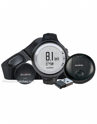 Suunto Mens M5 Black/Silver GPS Pack - Heart Rate - 9 Languages
