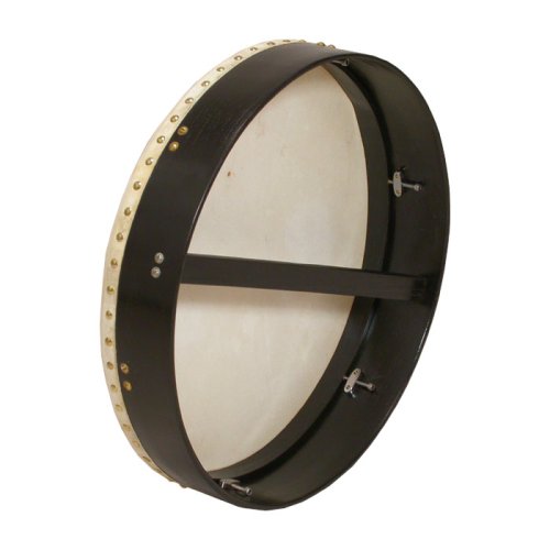 Bodhran, 18" x 3 1/2", Tune In, Black