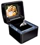 Euricase CL-TT1MNSOBMP Video and Photo Digital Jewelry Ring Box (Glossy Black)