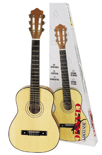 Childrens Toyshop  Toys : Bontempi Classic Wooden Guitar - 75cm