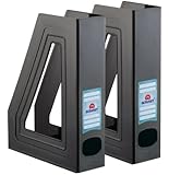 Acrimet Magazine File Holder (Pack with Two) (Black)