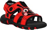 Kid's Red Ladybug Sandals / Summer Shoe