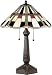 Minsk Antique Brown Tiffany Table Lamp