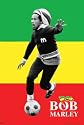 BOB MARLEY - PLAYING SOCCER - VINTAGE REGGAE POSTER(Size 24"x36")