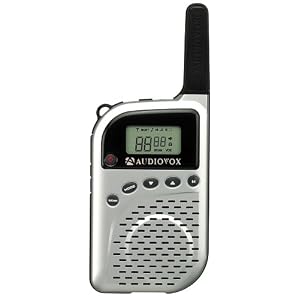 Audiovox Electronics GMRS500SLK 5 Mile Ultra Slim GMRS 2-Way Radio with FM Radio
