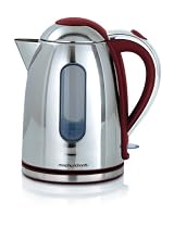 Morphy Richards Splash of Colour Q Element Kettle Burgandy