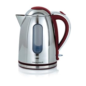 Morphy Richards Splash of Colour Q Element Kettle Burgandy