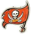 Tampa Bay Buccaneers Trailer Hitch Logo Cover - Football Sports Merchandise