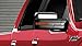 Razer Auto Triple Chrome Plated Top Half Mirror Cover Caps Trim Pair (Does not fit Towing Mirrors) for 2009-2014 Ford F150