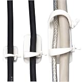 3M Medium Cord Clips With Command Adhesive, 4-cord clips, small strips package