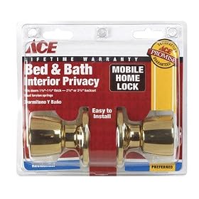 ACE MOBILE HOME PRIVACY KNOB Tulip style knob