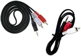 Audio Stereo Y-Cable for All iPod , iPod Touch 2nd Generation , iPod (video) , iPod nano , iPod Nano 4th Generation , iPod photo , iPod mini players , iPod Classic , iPod Classic 120GB , and Microsoft Zune (6 FT.)