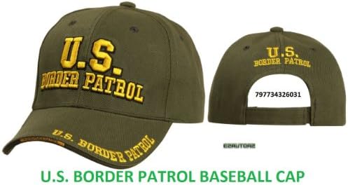 US United States Border Patrol Military Law Enforcement Army Velcro Hat Cap