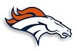 Denver Broncos 12" Vinyl Magnet Set Of 2 - Broncos 12 Magnet"