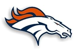 Denver Broncos 12" Vinyl Magnet Set Of 2 - Broncos 12 Magnet"