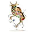 Steadfast Taurus the Bull Zodiac Pin from the Artazia Collection #905 MP NP
