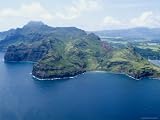 Aerial View of the South Coast of the Island of Kauai, Hawaii, USA Photographic Poster Print by Ethel Davies, 16x12