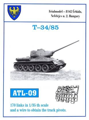 Friulmodel ATL09 1/35 Metal Track for T-34 76mm mid-late versions & T-34/85