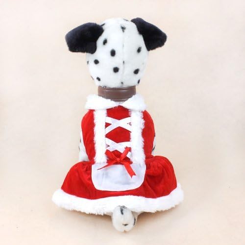 Colorfulhouse Christmas Dog Dress Cute Pet Costumes Pet Apparel for Small Dogs (M)