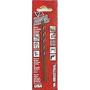 Percussion Masonry Drill Bit, 3 16 x 4 by Vermont American